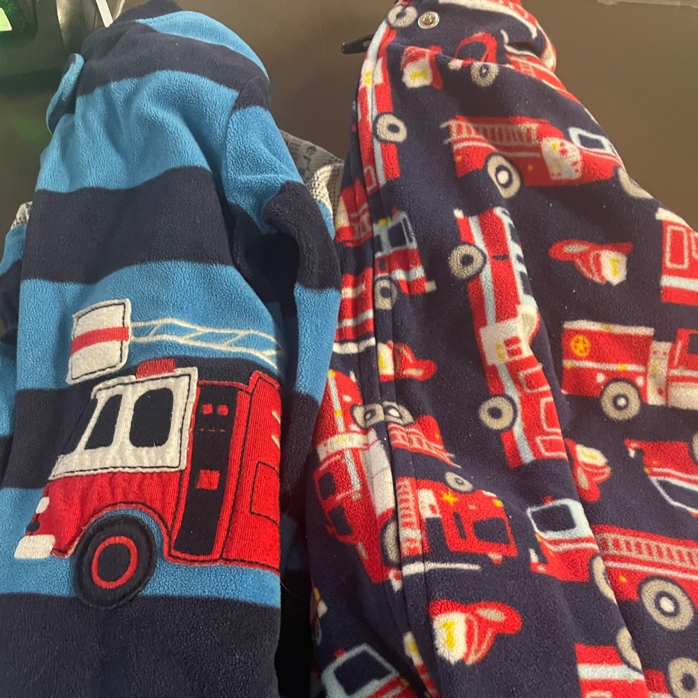 2 18 months fleece carter zip pjs